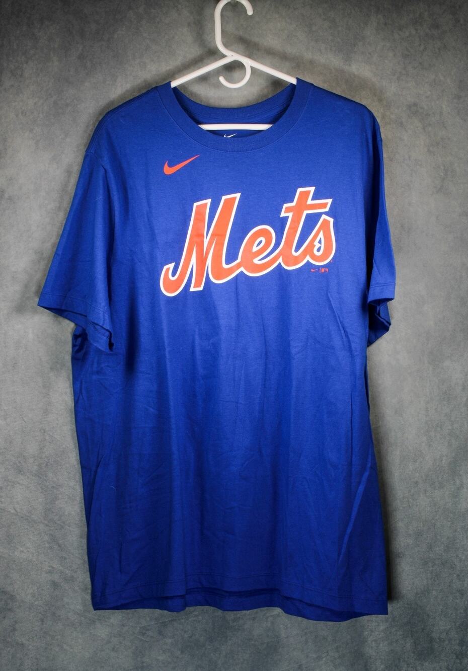 Nike MLB New York Mets Jacob deGrom #48 Blue T-Shirt Men's Size XL